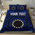 Cook Island Personalised Bedding Set - Seal With Polynesian Tattoo Style ( Blue) Blue - Polynesian Pride