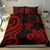 Cook Islands Bedding Set - Red Tentacle Turtle Red - Polynesian Pride