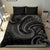 New Zealand Maori Mangopare Bedding Set Polynesian - Black Black - Polynesian Pride