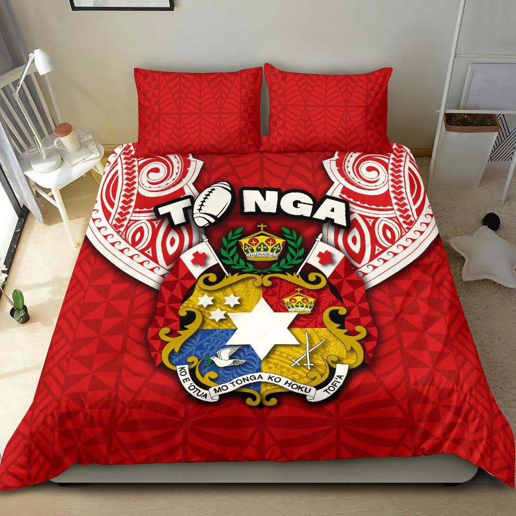 Tonga Rugby Bedding Set Royal Style - Polynesian Pride