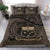 Samoa Duvet Cover Set - Special Grunge Samoa Flag Coat Of Arms Brown - Polynesian Pride