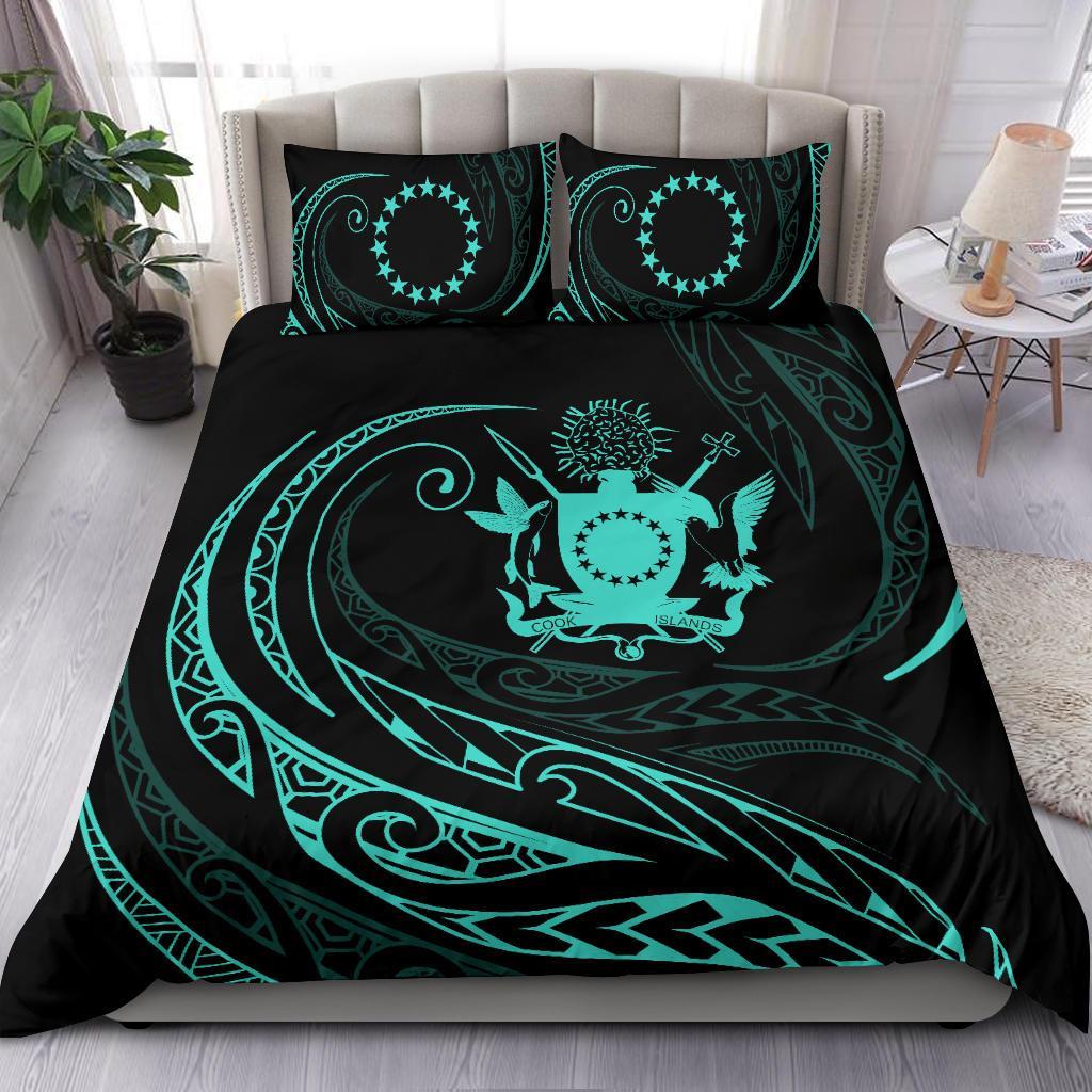 Cook Islands Bedding Set - Turquoise - Frida Style - Polynesian Pride