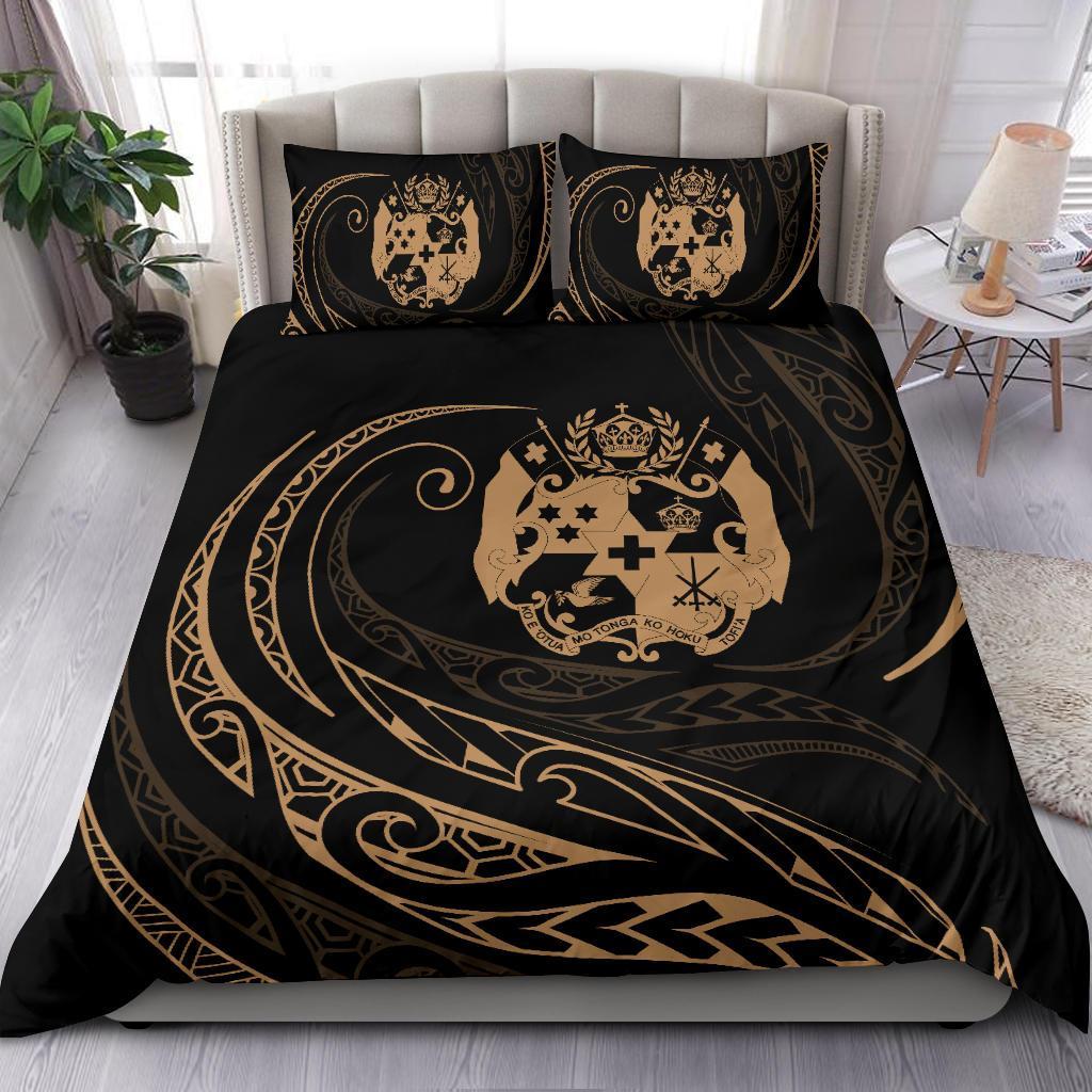 Tonga Bedding Set - Gold - Frida Style - Polynesian Pride