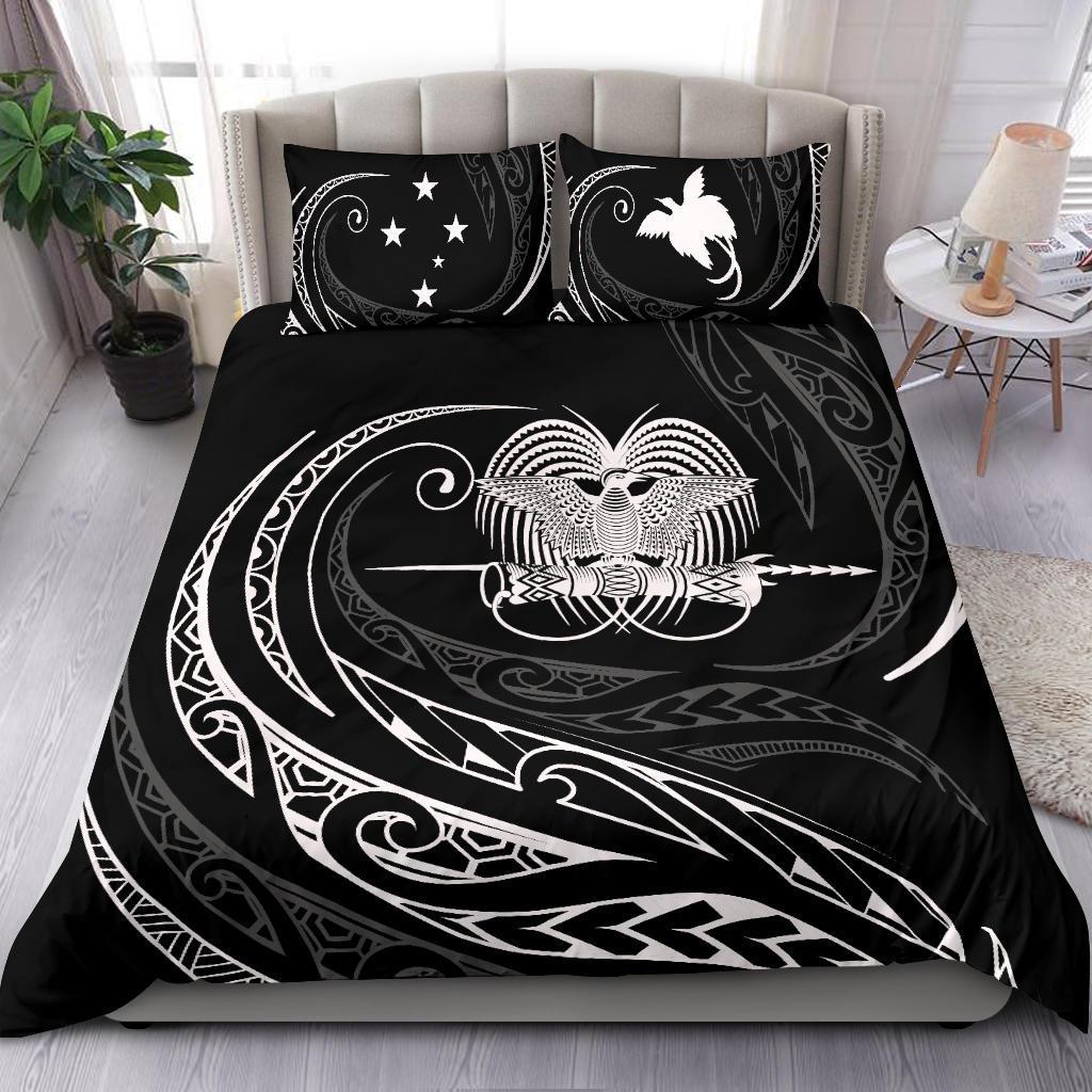 Papua New Guinea Bedding Set - White - Frida Style - Polynesian Pride