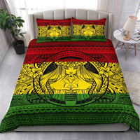 Hawaiian Map Madame Pele Kanaka Plumeria Polynesian Bedding Set Set - Polynesian Pride