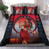 Polynesian Hawaii Duvet Cover Set Set - Pele Hawaiian Girl - Polynesian Pride