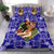 Polynesian Hawaii Duvet Cover Set - Hawaiian Girl Blue - Polynesian Pride