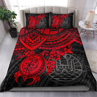 Tahiti Polynesian Duvet Cover Set - Red Turtle RED - Polynesian Pride