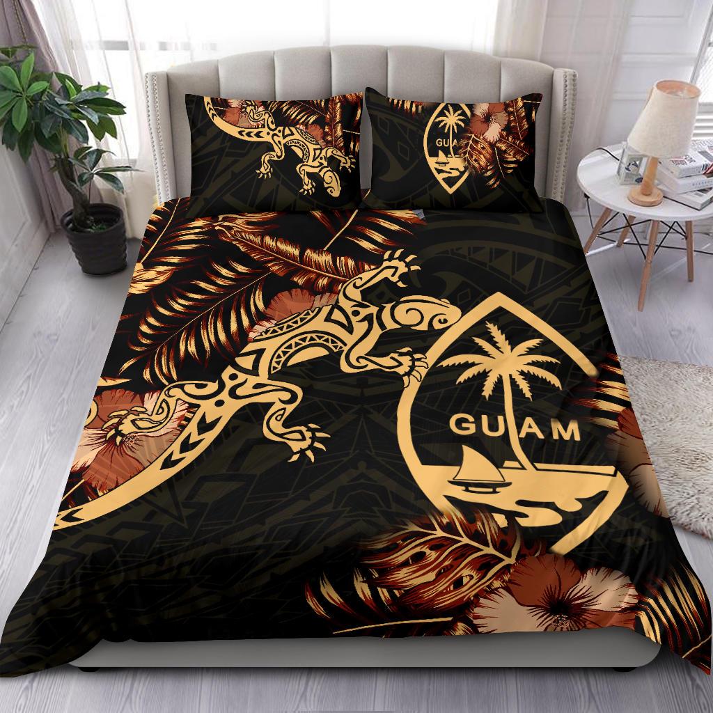 Polynesian Duvet Cover Set - Guam Duvet Cover Set Lizrad Lucky - Polynesian Pride