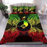 Polynesian Bedding Set - Yap Duvet Cover Set Map Reggae Art - Polynesian Pride