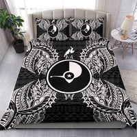Polynesian Bedding Set - Yap Duvet Cover Set Map Black Black - Polynesian Pride