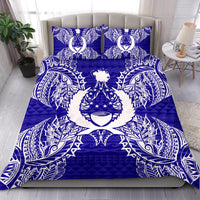Polynesian Bedding Set - Pohnpei Duvet Cover Set Map Blue Blue - Polynesian Pride