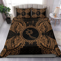Polynesian Bedding Set - Chuuk Duvet Cover Set Map Gold Gold - Polynesian Pride
