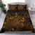Polynesian Bedding Set - Cook Islands Duvet Cover Set Gold Color - Polynesian Pride