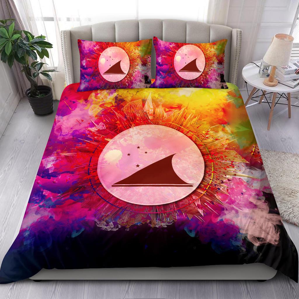 Polynesian Bedding Set Tokelau Duvet Cover Set Bright Style - Polynesian Pride