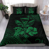 Hawaiian Bedding Set - Kanaka Maoli Polynesian Green - Polynesian Pride