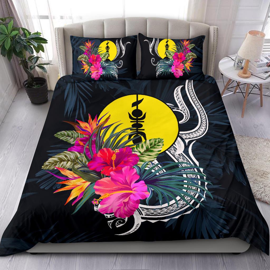 Polynesian Bedding Set - New Caledonia Duvet Cover Set Tropical Flowers - Polynesian Pride
