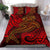 Polynesian Bedding Set - Red Shark Polynesian Tattoo Red - Polynesian Pride