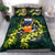 Polynesian Bedding Set - Samoa Duvet Cover Set - Ti Leaf Lei Turtle - Polynesian Pride