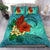 Kanaka Maoli Bedding Set - Tropical Flowers Style Black - Polynesian Pride