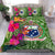 Samoa Bedding Set - Hibiscus Polynesian Pattern Green Version Green - Polynesian Pride