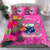 Samoa Bedding Set - Hibiscus Polynesian Pattern Pink Version Pink - Polynesian Pride