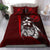 Federated States of Micronesia Bedding Set Red - Turtle With Hook Red - Polynesian Pride