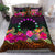 Cook Islands Polynesian Bedding Set - Summer Hibiscus Reggae - Polynesian Pride