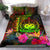 Samoa Polynesian Bedding Set - Hibiscus and Banana Leaves Reggae - Polynesian Pride