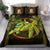 Tokelau Bedding Set - Polynesian Turtle Palm Tree Green - Polynesian Pride