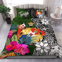 Tonga Bedding Set - Turtle Plumeria Banana Leaf - Polynesian Pride