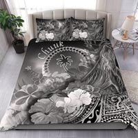 Chuuk Bedding set - Humpback Whale with Tropical Flowers (White) White - Polynesian Pride