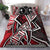 Chuuk Bedding Set - Tribal Flower Special Pattern Red Color Red - Polynesian Pride