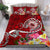 Samoa Bedding Set - Turtle Plumeria (Red) Red - Polynesian Pride