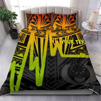 Pohnpei Personalised Bedding Set - Pohnpei Seal In Heartbeat Patterns Style (Reggae) - Polynesian Pride