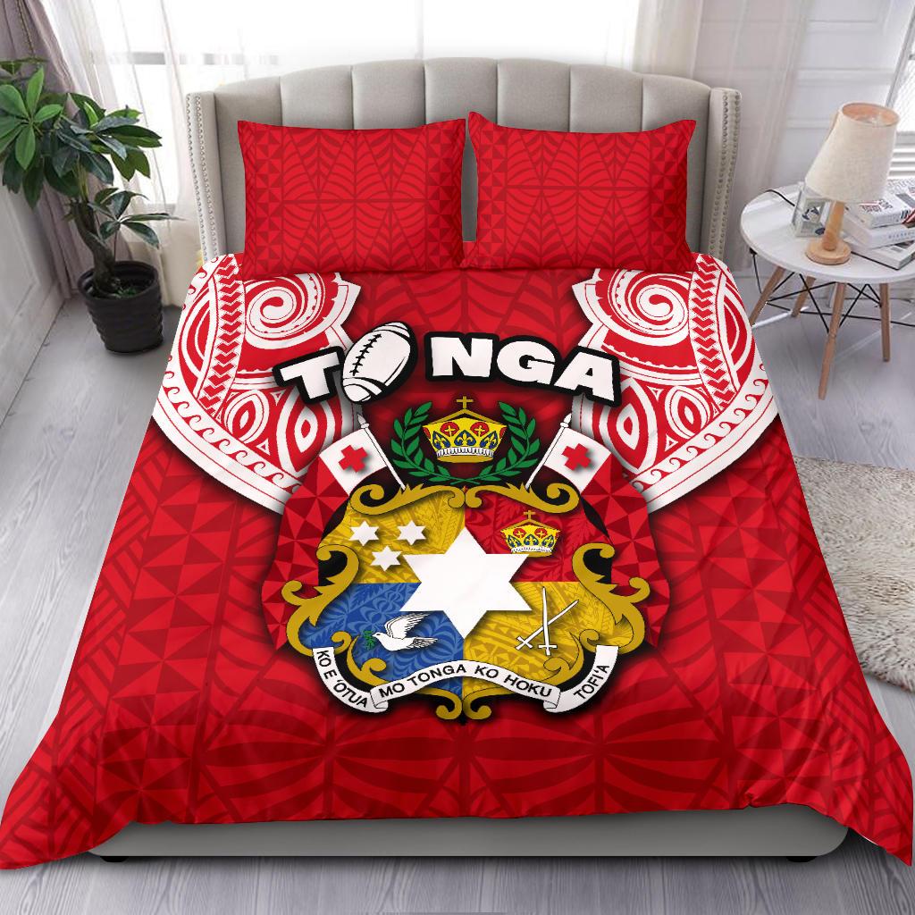 Tonga Rugby Bedding Set Royal Style - Polynesian Pride