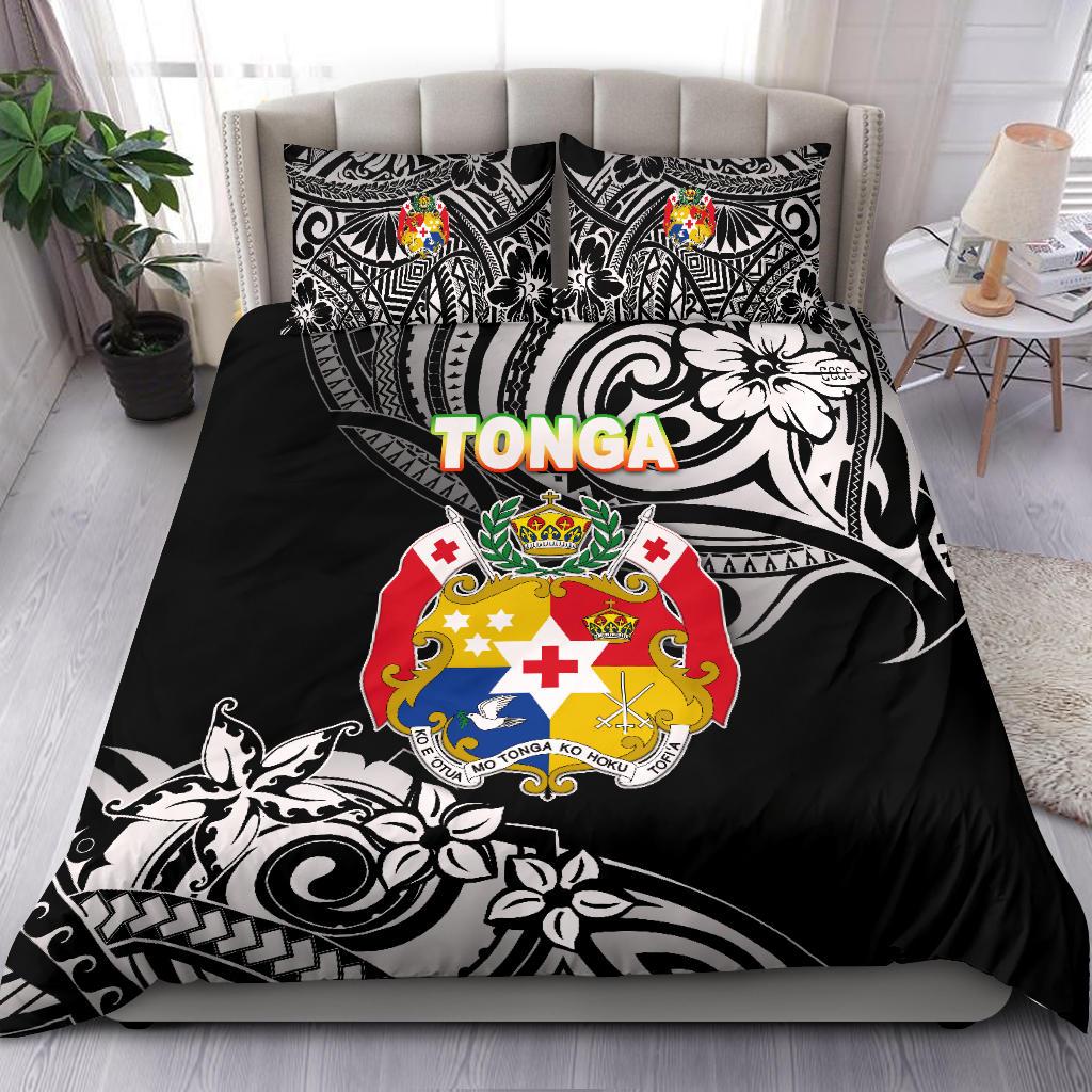 Mate Ma'a Tonga Rugby Bedding Set Polynesian Unique Vibes - Black - Polynesian Pride