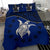 Polynesian Duvet Cover Set - Cook Islands Bedding Set Dark Blue - Polynesian Pride