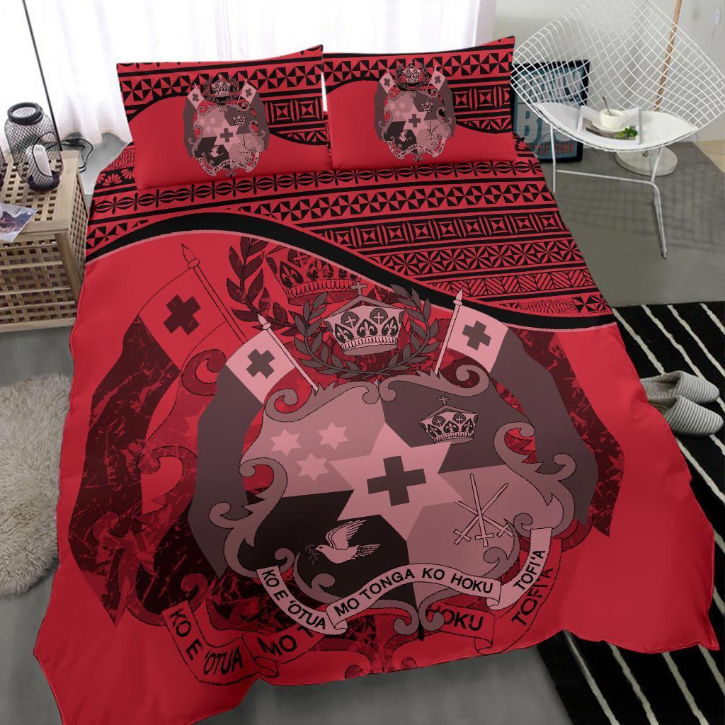 Polynesian Duvet Cover Set - Tonga Bedding Set Pink - Polynesian Pride