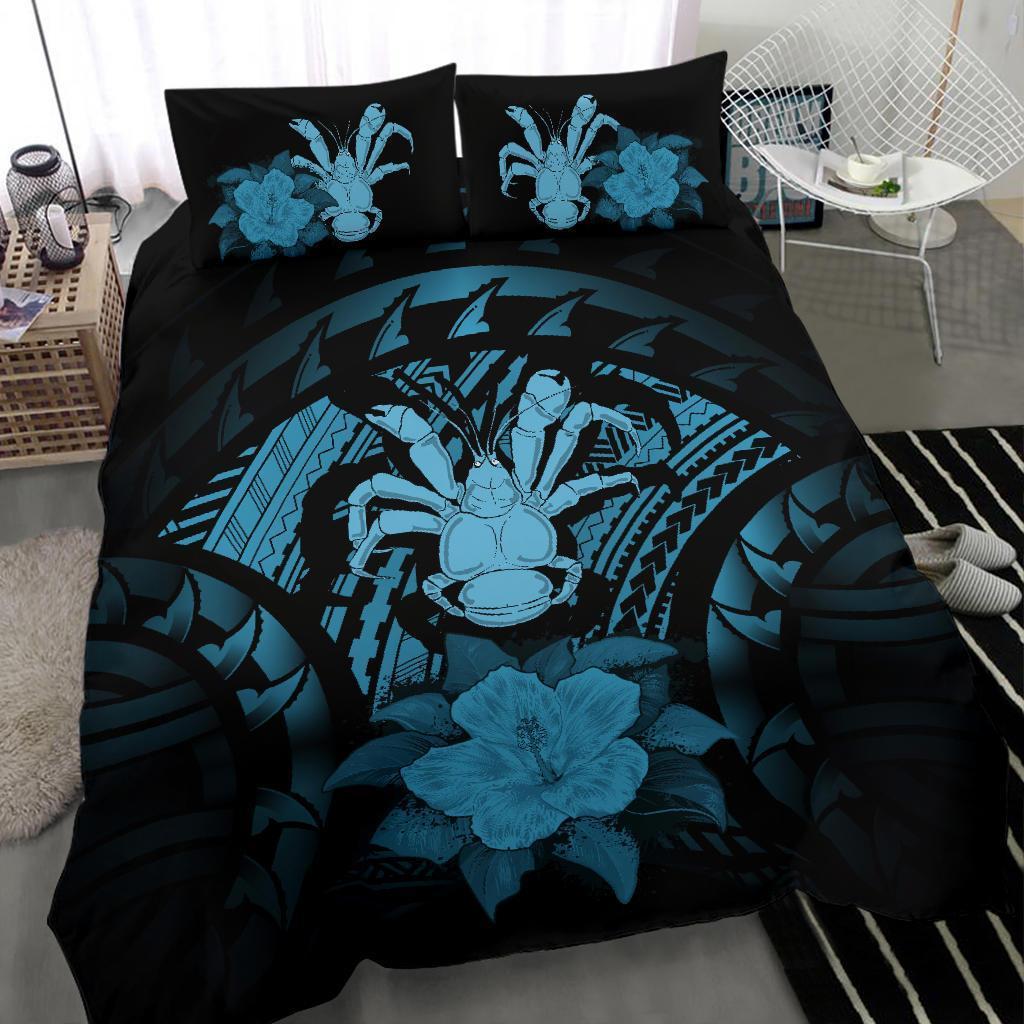 Tonga Duvet Cover Set - Tonga Coat Of Arms & Reggae Hibiscus - Polynesian Pride