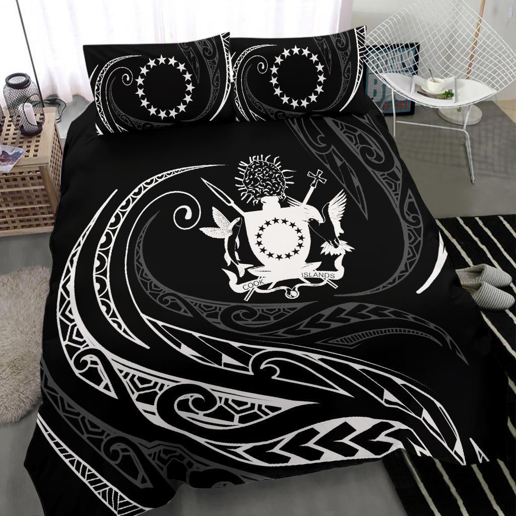 Cook Islands Bedding Set - White - Frida Style - Polynesian Pride