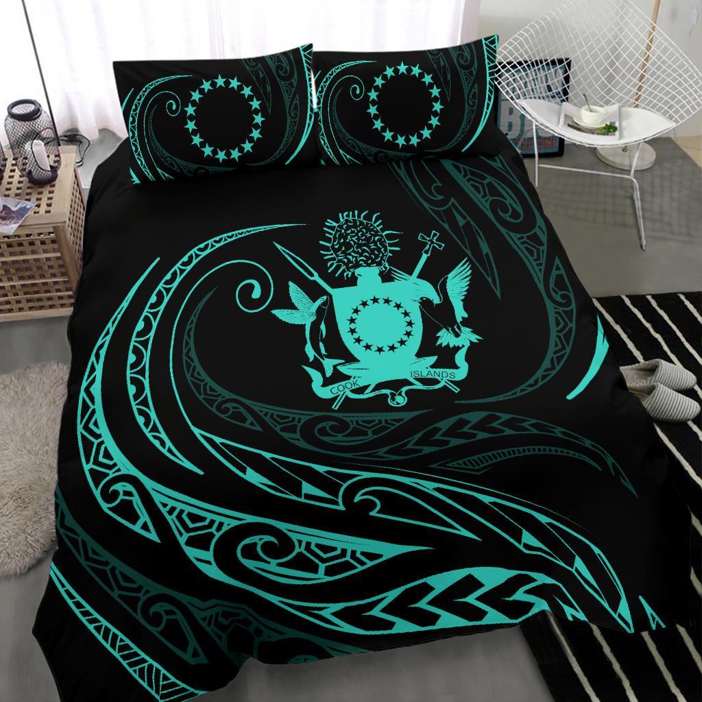 Cook Islands Bedding Set - Turquoise - Frida Style - Polynesian Pride