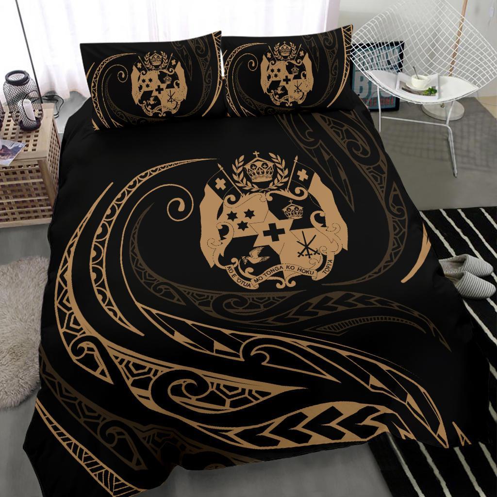 Tonga Bedding Set - Gold - Frida Style - Polynesian Pride