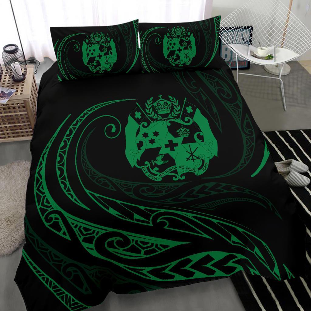 Tonga Bedding Set - Green - Frida Style - Polynesian Pride