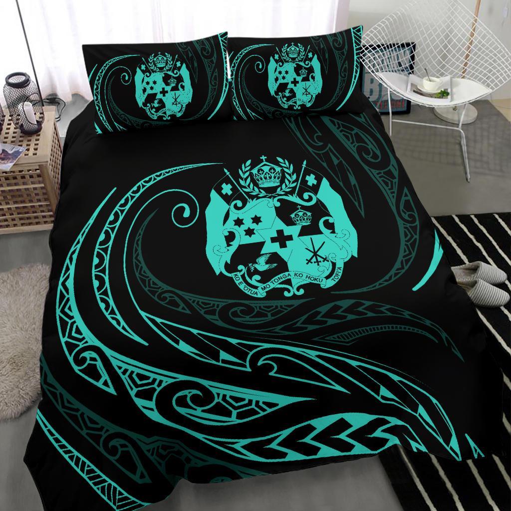 Tonga Bedding Set - Turquoise - Frida Style - Polynesian Pride
