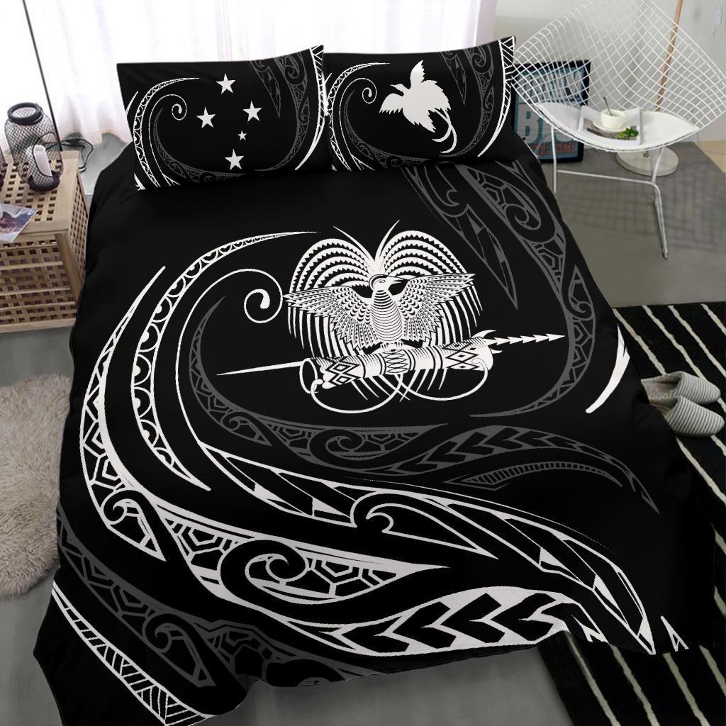 Papua New Guinea Bedding Set - White - Frida Style - Polynesian Pride