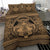 Hawaiian Madame Pele Plumeria Polynesian Bedding Set Gold - Polynesian Pride