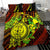 Polynesian Hawaii Duvet Cover Set - Green Polynesian Sea Turtle - Polynesian Pride