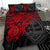 Guam Polynesian Duvet Cover Set - Red Turtle - Polynesian Pride