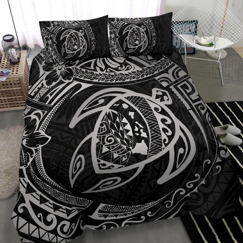 Hawaiian Map Turtle Polynesian Bedding Set Circle Gay - Polynesian Pride